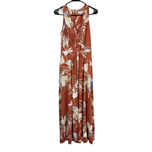 Calvin Klein Dresses & Skirts - Calvin Klein Women's Size 2 Terra Floral Knotted Maxi Dress NWT‎